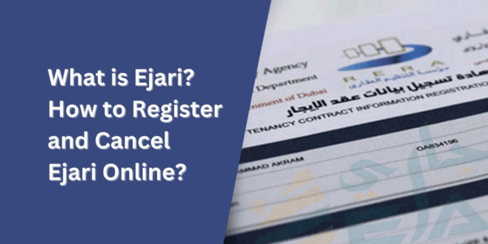 What Is Ejari? How To Register and Cancel Ejari Online