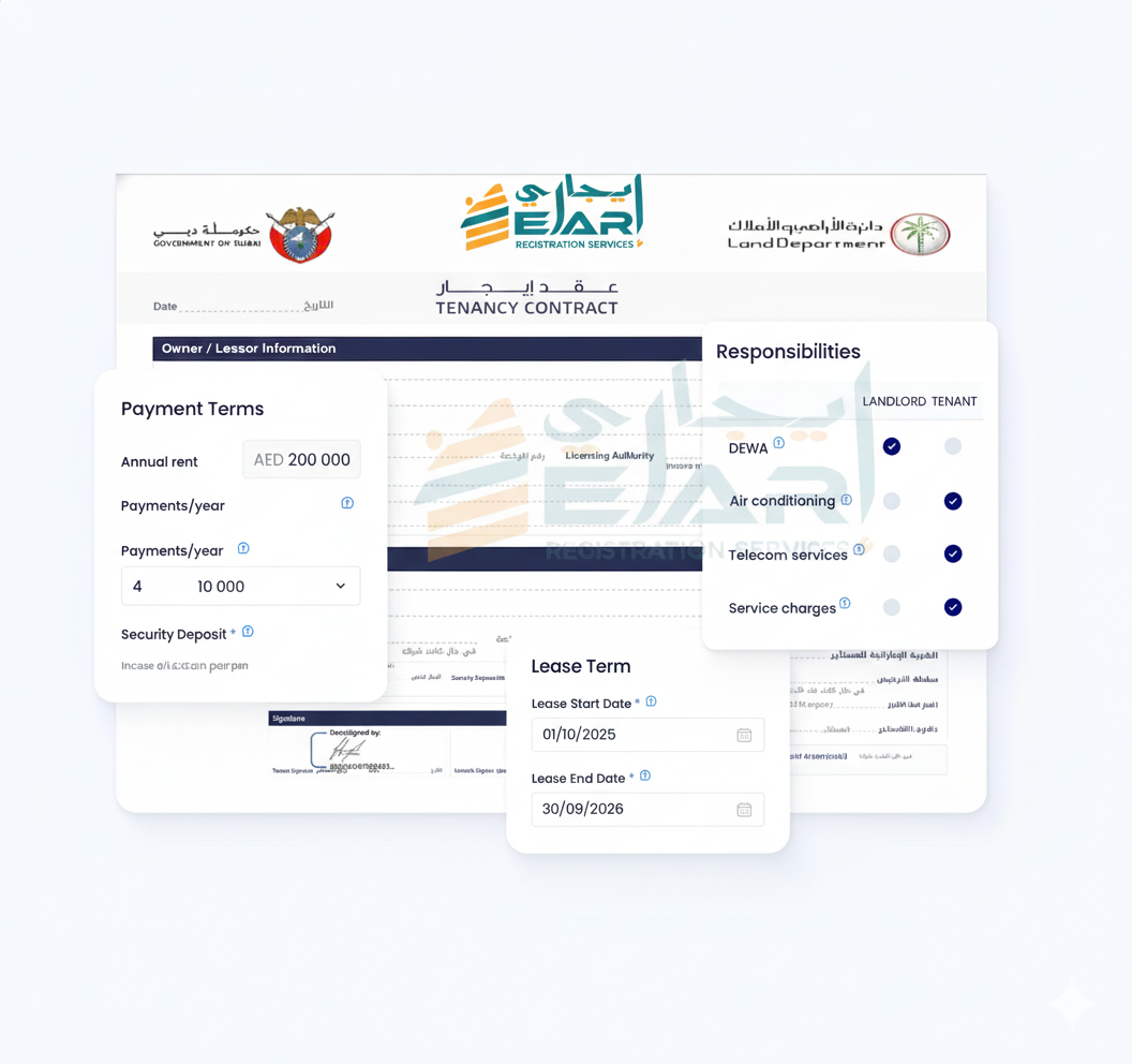 tenancy Contract Registration in Dubai